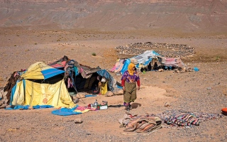 الصورة: التقلبات المناخية تدق مسماراً في «نعش» الرُحّل بالمغرب