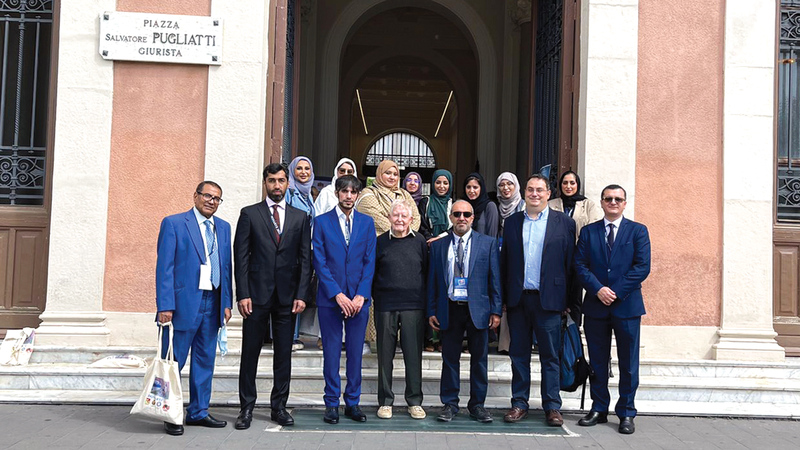 وفد الإمارات المشارك في مؤتمر فن التبرع بالأعضاء. من المصدر