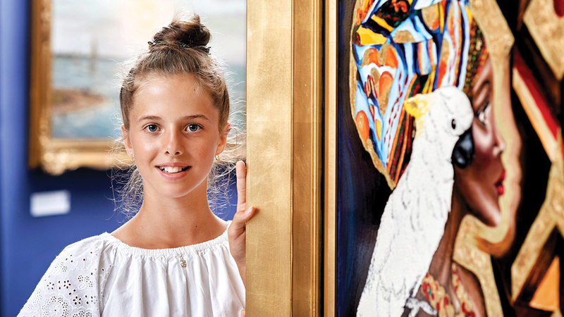 “Carolina’s World”… A journey into the imagination of a child artist at Dubai Canvas