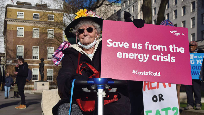 كبار السن البريطانيين يطالبون الحكومة بحمايتهم من أزمة الطاقة.   أرشيفية