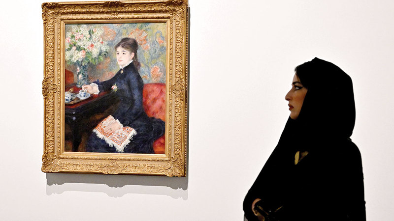 «فنجان الشوكولا» لرينوار تنضم إلى مقتنيات متحف اللوفر أبوظبي.