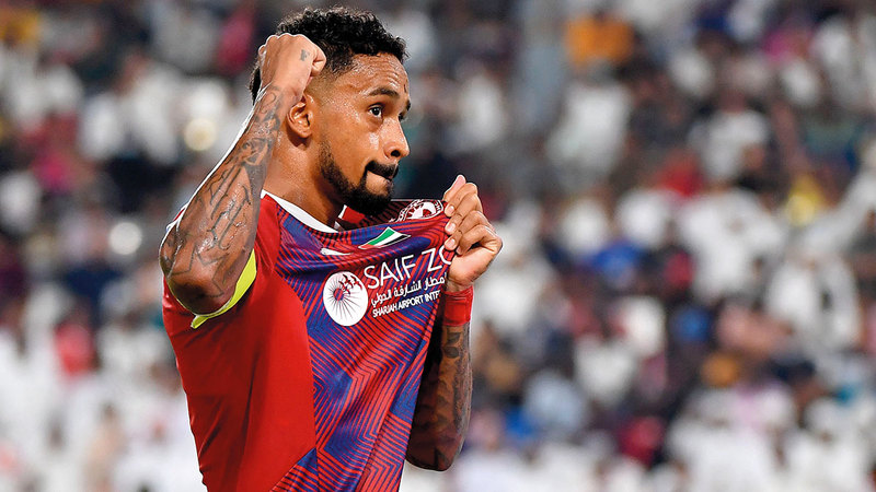 نجم فريق الشارقة كايو. تصوير: إريك أرازاس