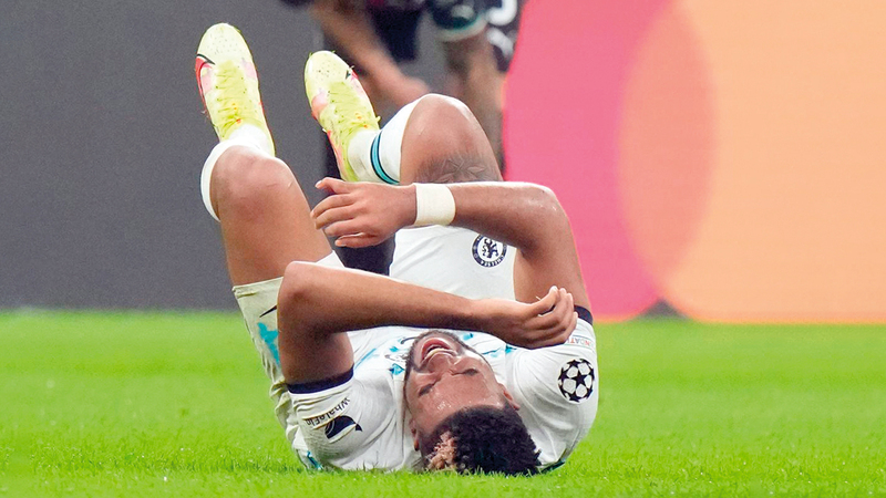 لاعب تشيلسي والمنتخب الإنجليزي ريس جيمس.   أرشيفية