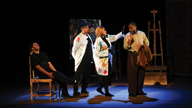 «البرواز» قدّم الكثير من الهموم بقالب رمزي في ثاني أيام المهرجان. تصوير: أحمد عرديتي