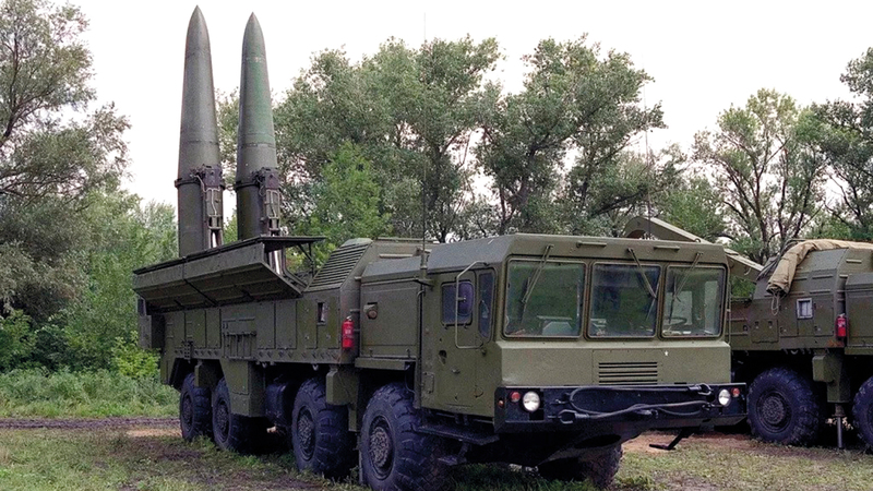 أوكرانيا تخشى استخدام روسيا أسلحة نووية تكتيكية في المعارك.   أرشيفية