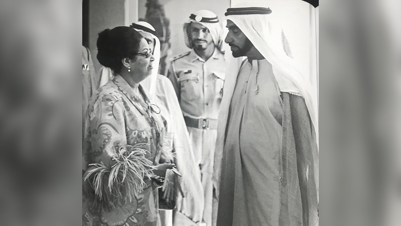 الصور من كتاب «أم كلثوم في أبوظبي» الصادر عن الأرشيف والمكتبة الوطنية.