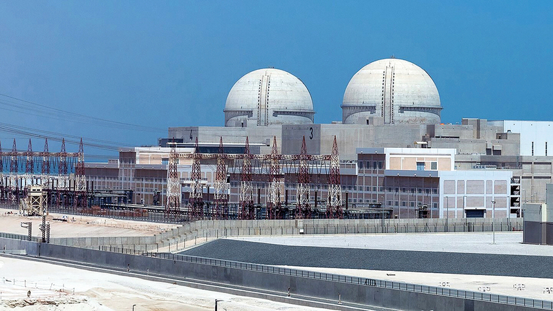 محطات براكة للطاقة النووية ستدعم زيادة حجم الطاقة الإنتاجية للكهرباء خلال السنوات المقبلة.    أرشيفية