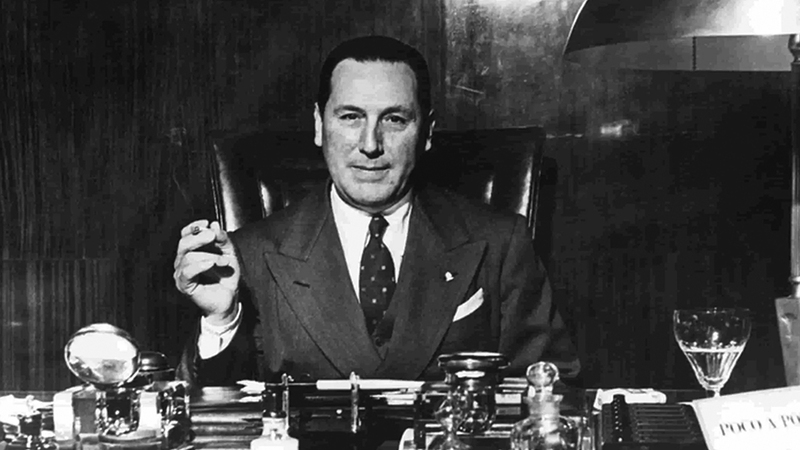 خوان بيرون أصبح سياسياً يتمتع ببُعد أسطوري في تاريخ الأرجنتين. أرشيفية