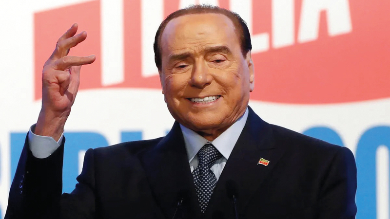 برلسكوني عاد مجدداً للحكم في إيطاليا. رويترز