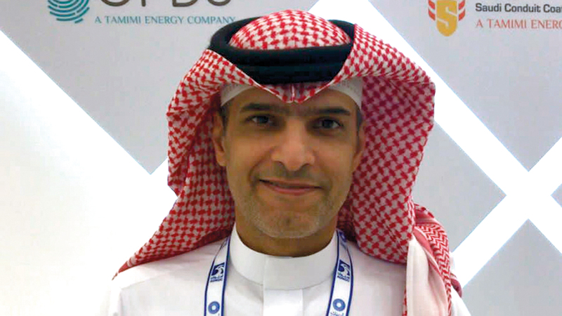 عادل الشريم: &laquo;المعرض يعد الأوسع والأكبر في المنطقة، إذ إنه يواكب دائماً مستجدات صناعة الطاقة عالمياً&raquo;.