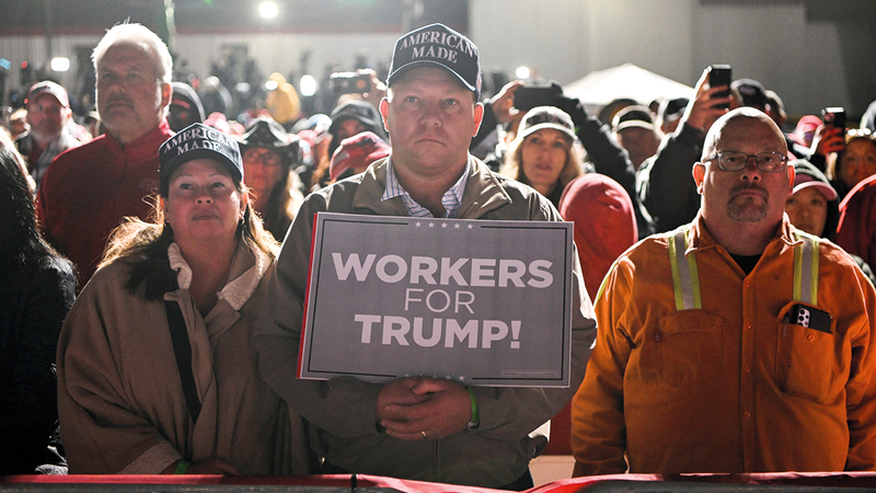 أغلبية البيض تؤيد الجمهوريين.   رويترز