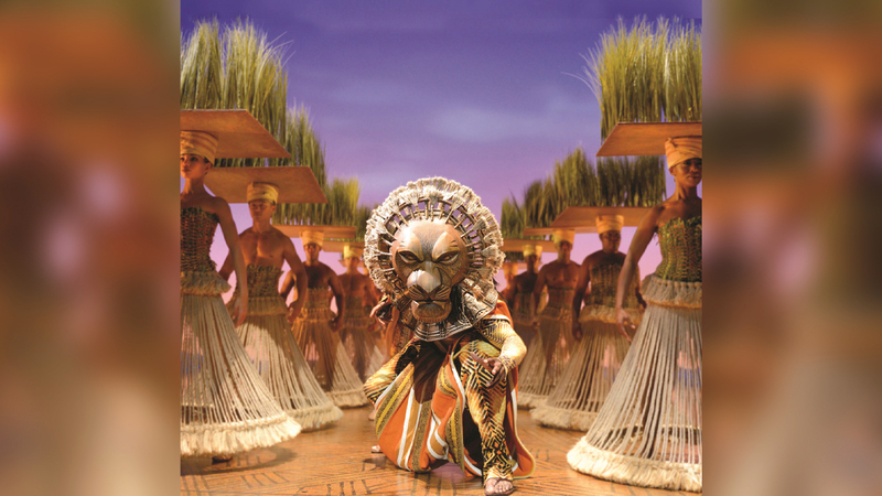 مسرحية «ليون كينج» تحتفي بمرور 25 عاماً على انطلاقها بعروض في «جزيرة ياس».من المصدر