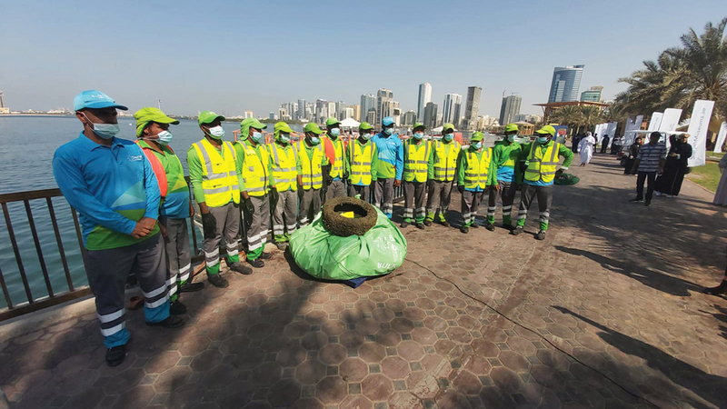 وزن المخلفات التي استخرجتها الحملة من عام 2016 إلى 2021 تتجاوز 14 طناً. من المصدر