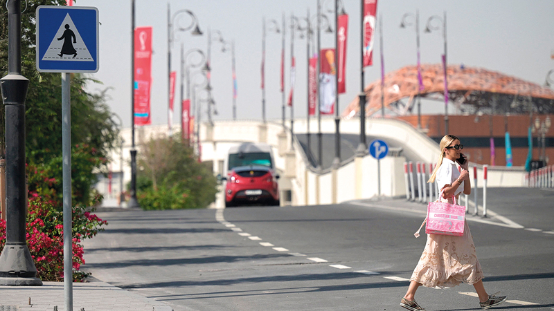 قطر بنت مرافق وبنية تحتية متميزة.   أ.ف.ب