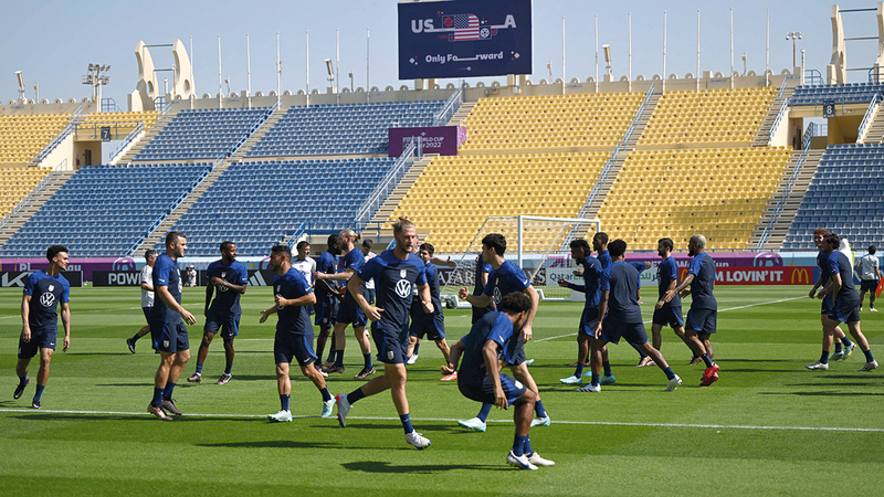 الملاعب بنيت حسب أحدث المواصفات.   أ.ف.ب