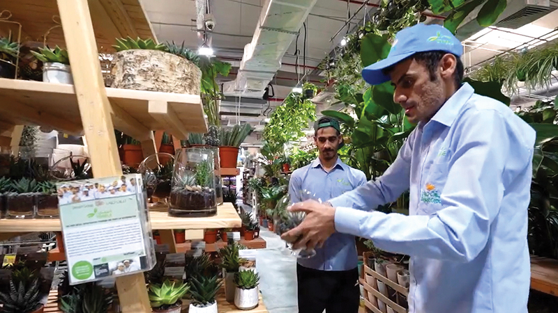 مبادرة «إنيبل» تدعم أصحاب الهمم لإنشاء وإدارة مشروعاتهم الصغيرة. من المصدر