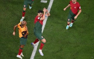 الصورة: كريستيانو رونالدو يتفوق على ميسي في أول اختبار.. قاد منتخب بلاده للفوز