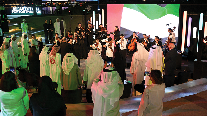 شهدت المسابقة منافسة عالية بين المواهب المشاركة في المهرجان. تصوير: آشوك فيرما