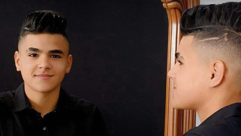 الطفل غيث يامين 15 عاماً من مدينة نابلس. الإمارات اليوم