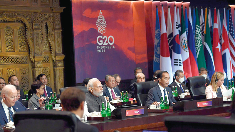 إندونيسيا استضافت اجتماع مجموعة العشرين الأخير. أرشيفية