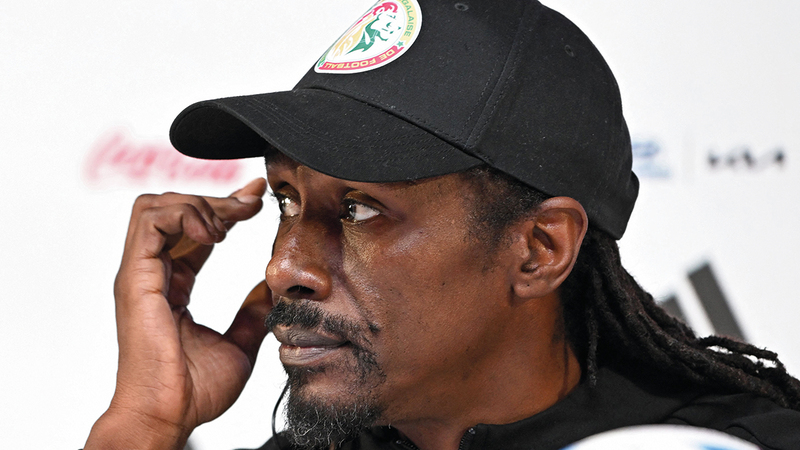 مدرب السنغال أليو سيسيه. أ.ف.ب