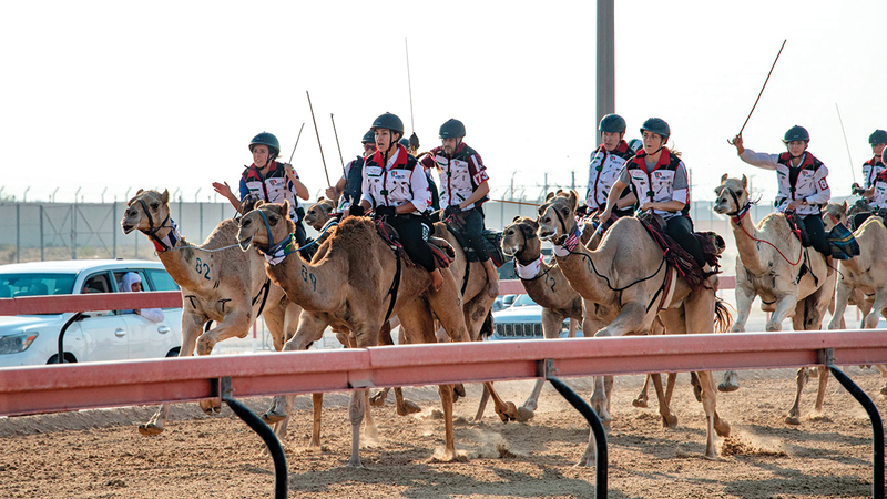 السباق تميز بالحماسة. من المصدر