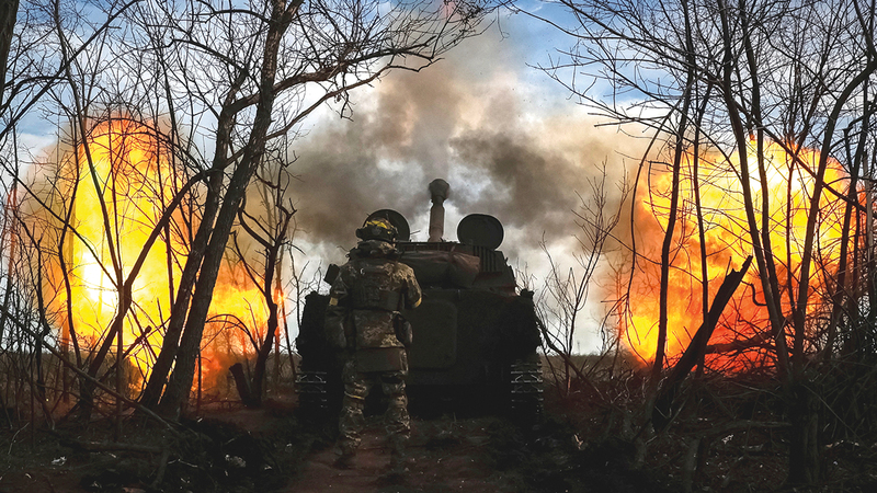 القوات الأوكرانية تدفع ثمن تردد واشنطن. رويترز