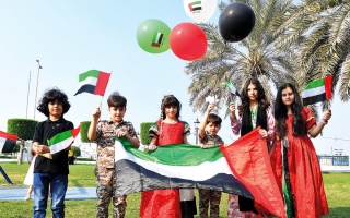 الصورة: عيد الاتحاد الـ 51.. فرحة في أرجاء الإمارات