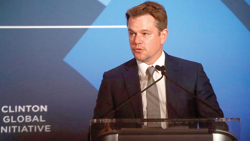 العملة المشفّرة وصلت إلى ذروة شعبيتها وشهرتها العام الماضي عندما تم نشر إعلان للممثل الأميركي مات ديمون. غيتي