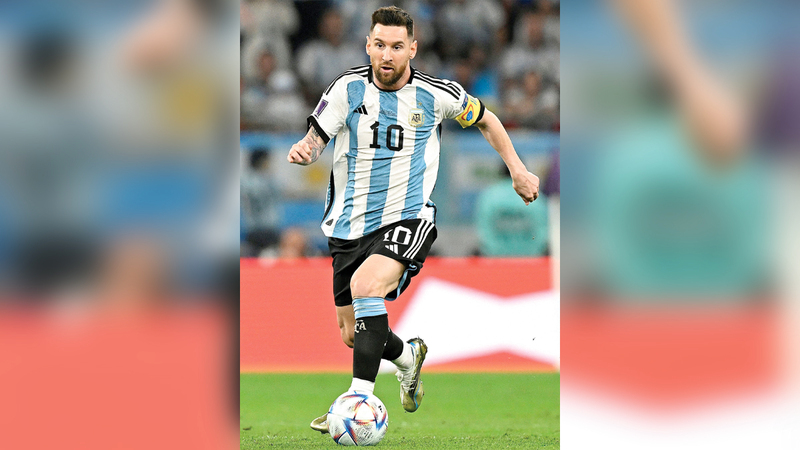 قائد الأرجنتين ليونيل ميسي. أ.ف.ب