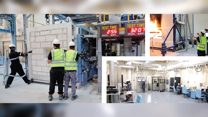 المختبر يسهم بفاعلية في حماية الأرواح والممتلكات. من المصدر