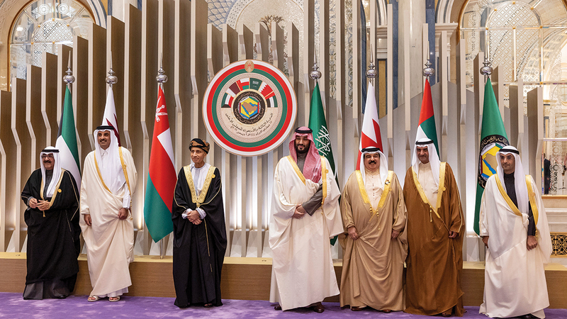 قادة دول مجلس التعاون لدول الخليج العربية في قمة الرياض. وام