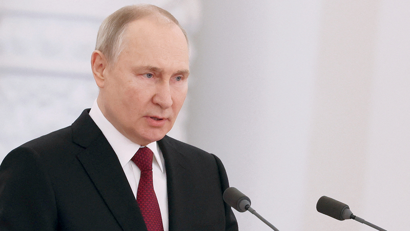فلاديمير بوتين: «روسيا قد تفكر في توجيه ضربة استباقية لنزع سلاح العدو».
