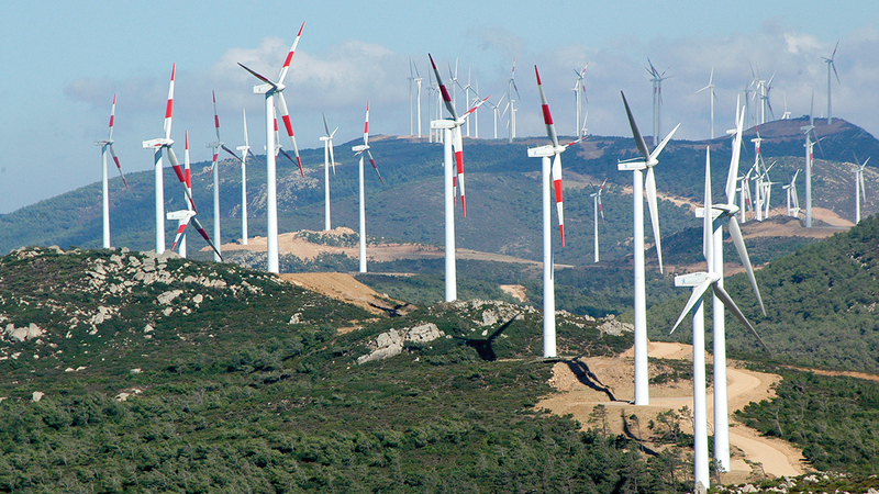 مزارع التوربينات في المغرب حيث انتشارها الكبير. أرشيفية