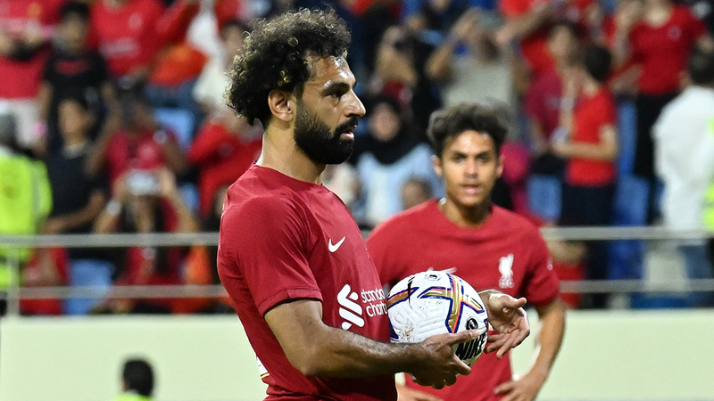 محمد صلاح.  تصوير: أسامة أبوغانم