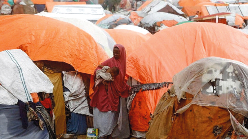 الجفاف شرّد الملايين في الصومال.   رويترز