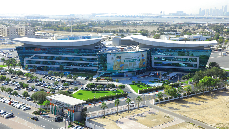 المختبر الجنائي التابع لشرطة دبي.   من المصدر