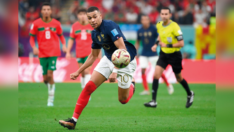 نجم وهداف فرنسا كيليان مبابي.   أ.ف.ب