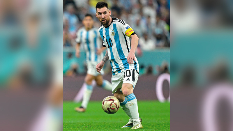 قائد الأرجنتين ونجمها الأول ليونيل ميسي.  أ.ف.ب