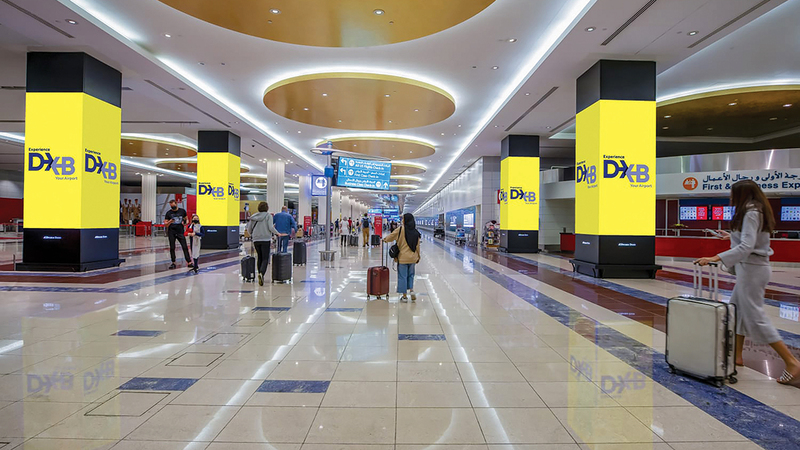 مطار دبي سجل معدلات تدفق قوية للمسافرين خلال أكتوبر الماضي. أرشيفية