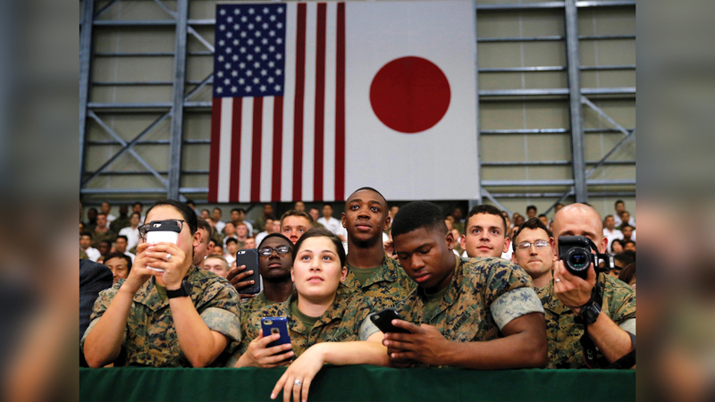 الآلاف من الجنود الأميركيين يتمركزون في اليابان. أرشيفية