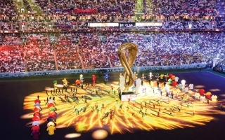 الصورة: قطر تقدم نسخة استثنائية مبهرة لكأس العالم 2022