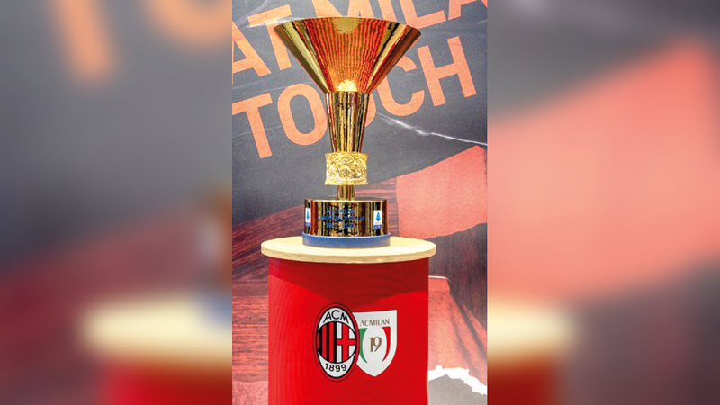 كأس أبطال الدوري الإيطالي لموسم.   من المصدر