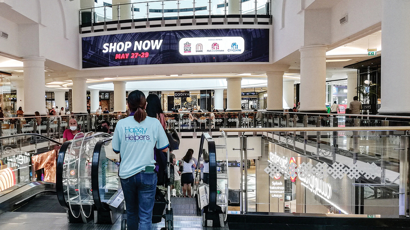 «ماجد الفطيم العقارية» أطلقت خدمة «مساعد التسوق الرقمي» في دبي. تصوير: أأحمد عرديتي