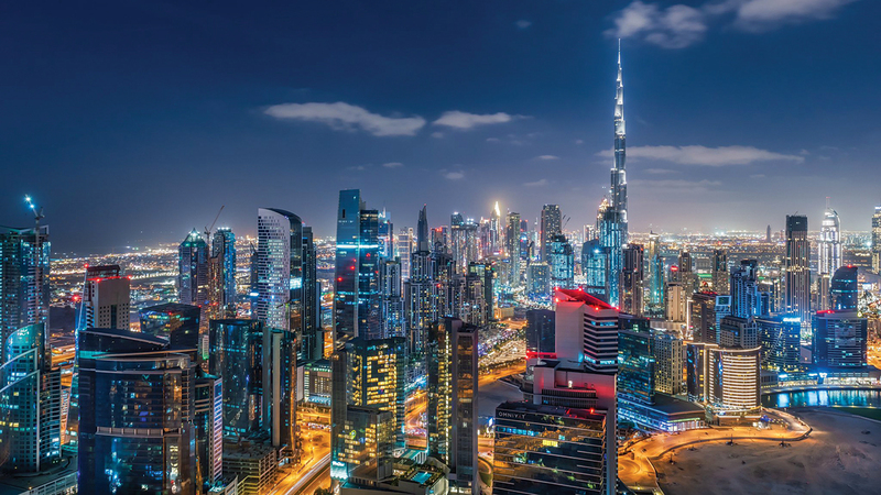 دبي حافظت على صدارتها عربياً وإقليمياً في «مؤشر القوة التنافسية العالمية للمدن 2022».   الإمارات اليوم