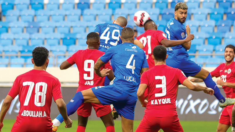 النصر بـ7 نقاط فقط مقابل 13 نقطة للبطائح.    تصوير: أسامة أبوغانم