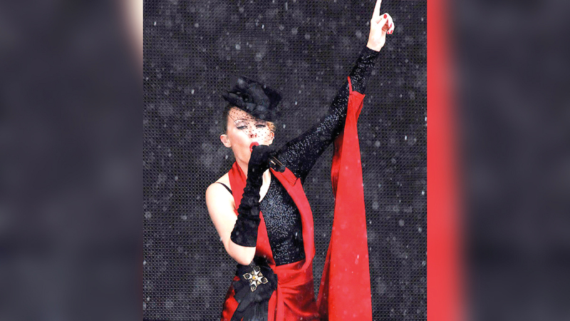 كايلي مينوغ ستلتقي جمهورها في فندق «أتلانتس» بدبي. ■ إي.بي.إيه - أرشيفية