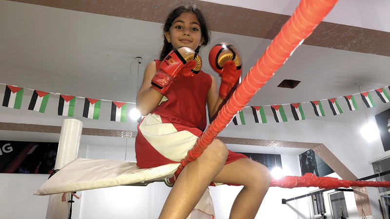 الطفلة لميس أبوالقمصان 9 أعوام.   الإمارات اليوم