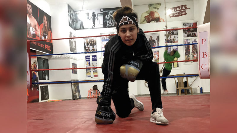 الفتاة رهف أبوناجي (17 عاماً).   الإمارات اليوم