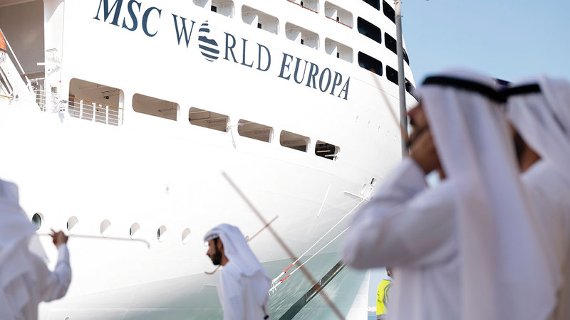 «إم إس سي ورلد يوروبا» بدأت أولى رحلاتها السياحية إلى منطقة الشرق الأوسط.  من المصدر